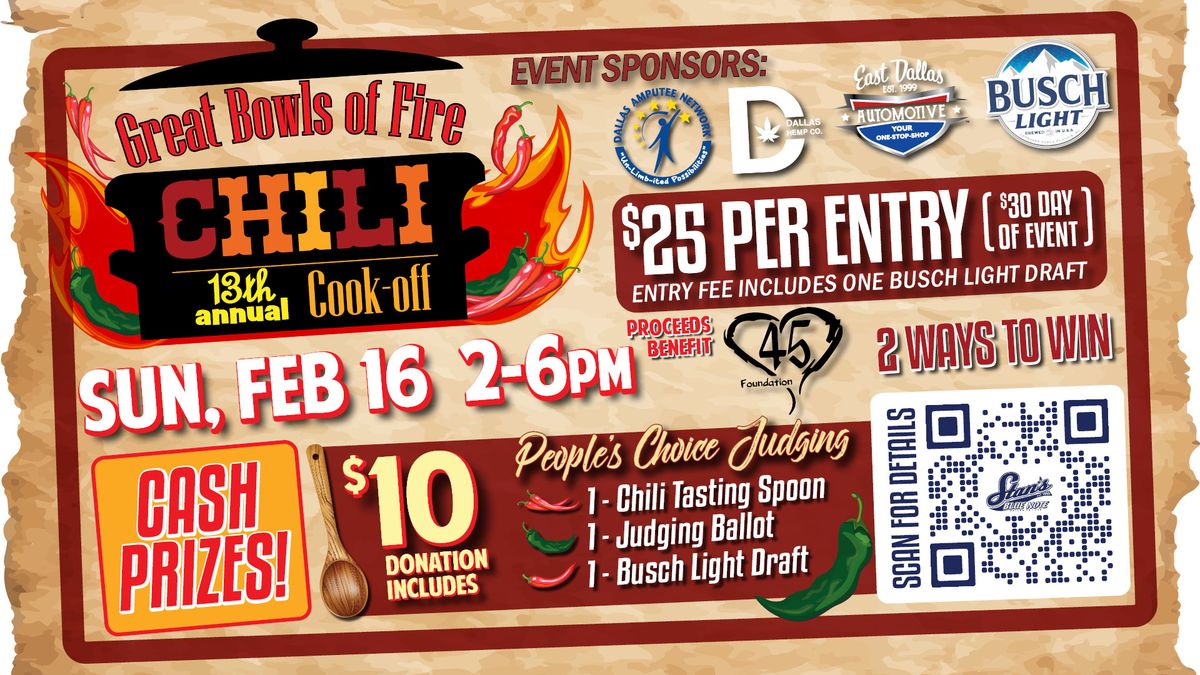 13th Annual Chili Cook Off