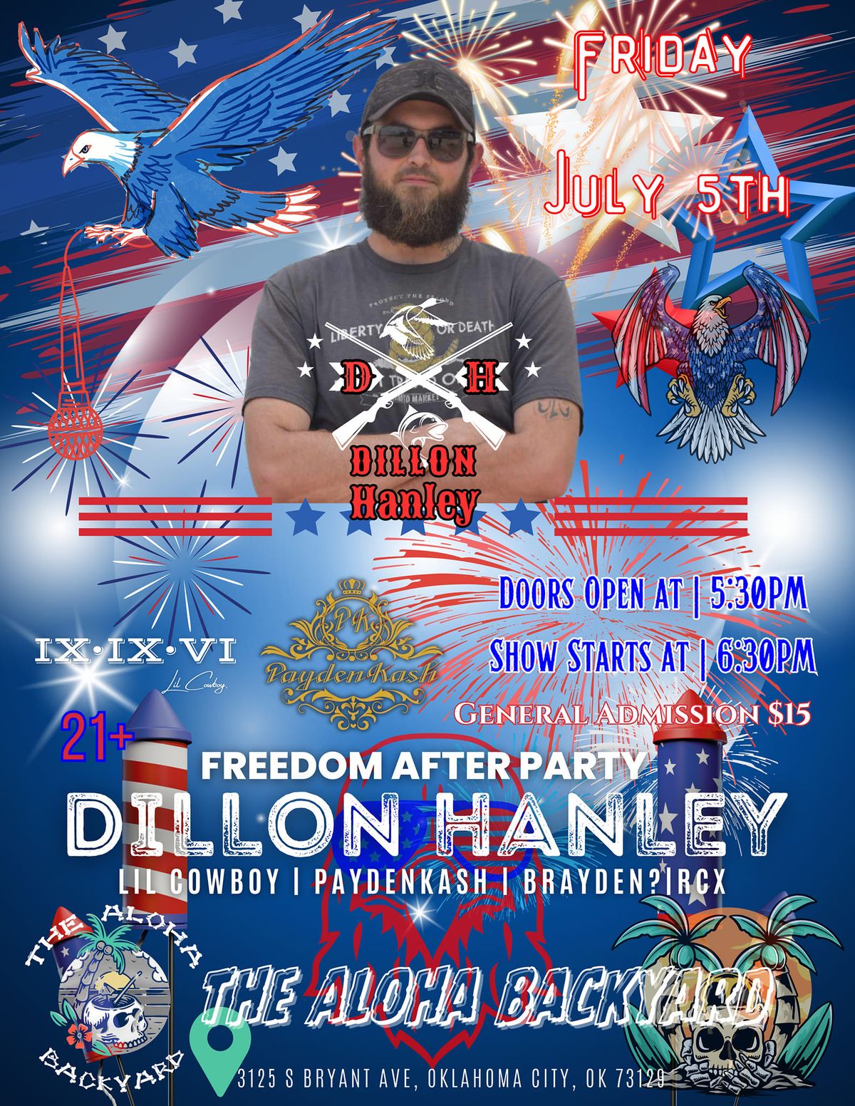 The Freedom After Party\/At The Aloha Backyard! 