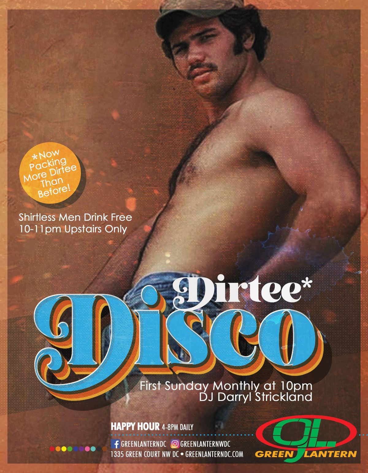 Dirtee Disco: Green Lantern Underwear Party