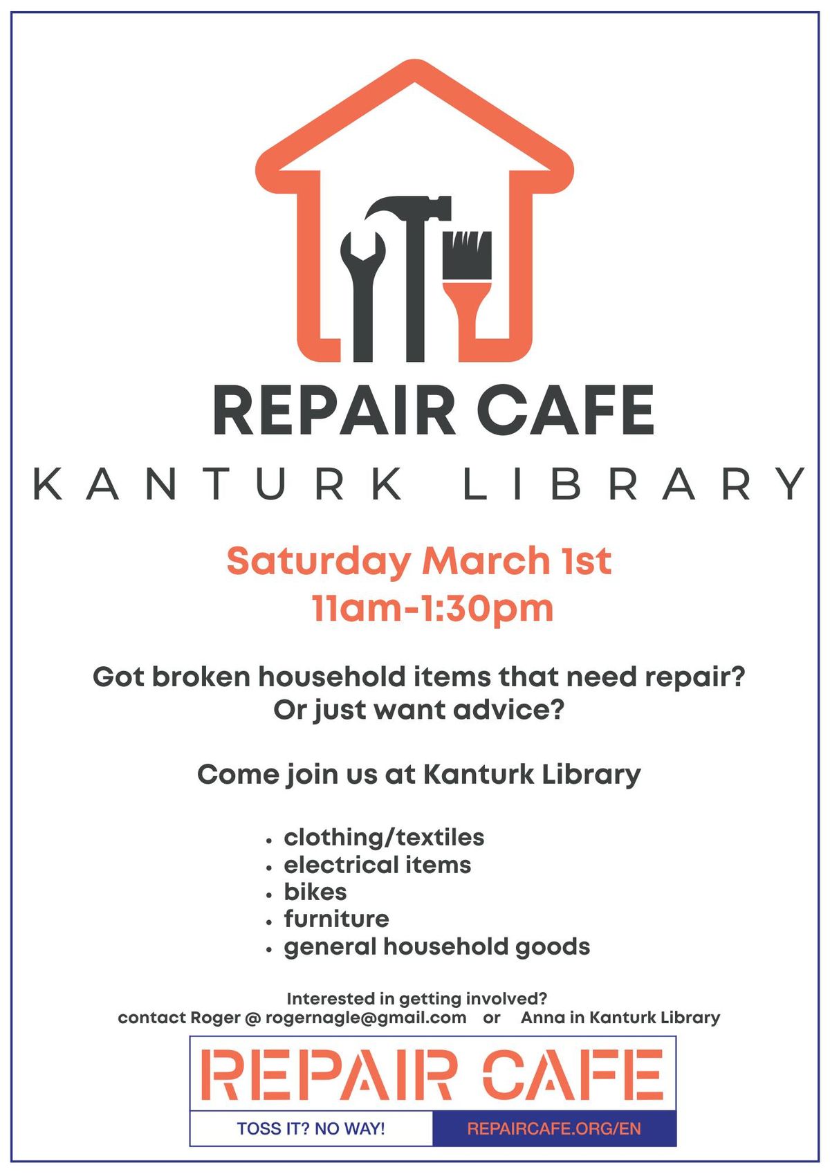 Kanturk Library Repair cafe