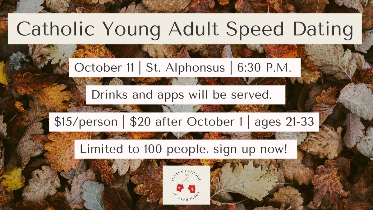 GR Catholic Young Adult Speed Dating 