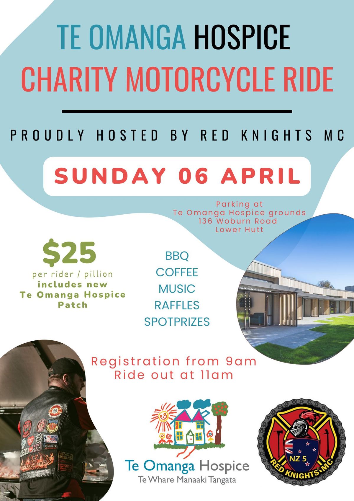 Te Omanga Hospice Charity Motorcycle Ride 2025