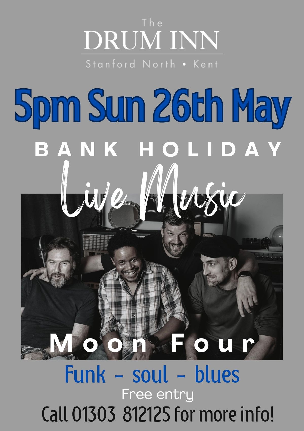 Bank Holiday Live Music: Moon Four