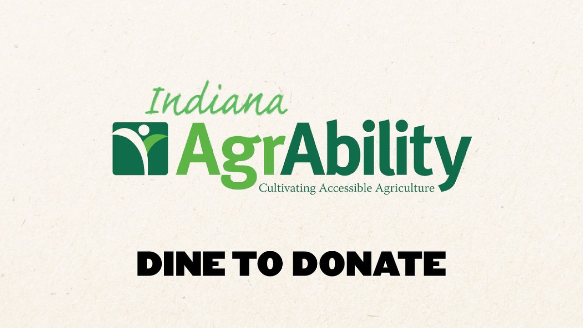 Dine to Donate Sigma Alpha Indiana AgrAbility