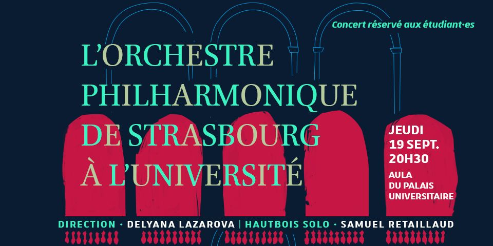 **COMPLET!** CONCERT | L'orchestre philharmonique de Strasbourg \u00e0 l'universit\u00e9 !