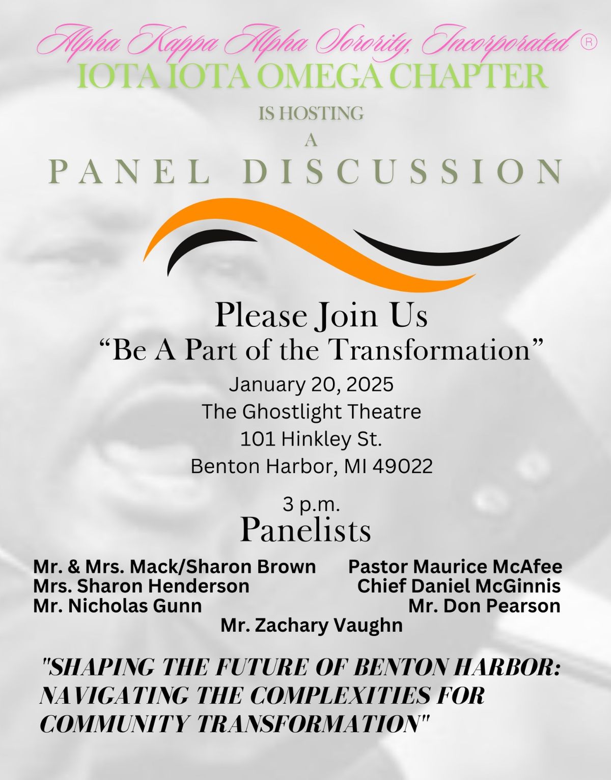 Panel Discussion (Shaping the future of Benton Harbor: Navigating for community transformation 