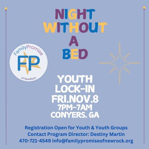 Night Without A Bed Youth Lock-In