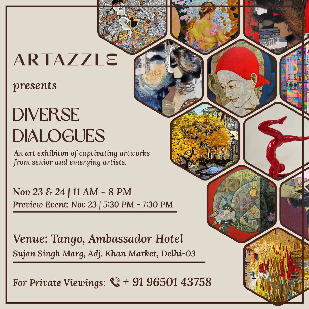 Diverse Dialogues - An Art Exhibition of Captivating Artworks from Senior and Emerging Artists