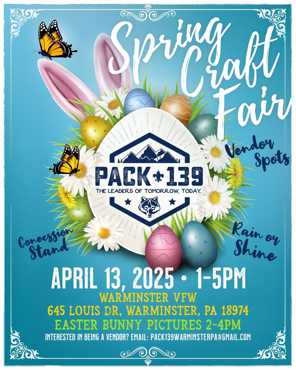 Pack 139 Spring craft fair. 