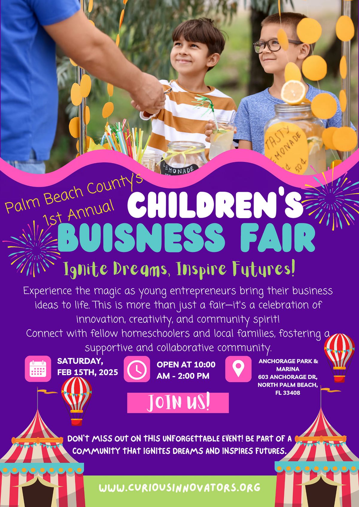 First Annual Children's Business Fair