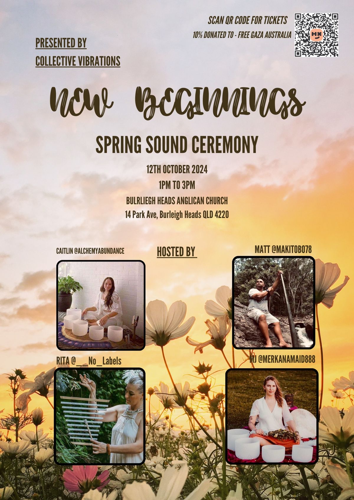 NEW BEGINNINGS ~ Spring Sound Ceremony 