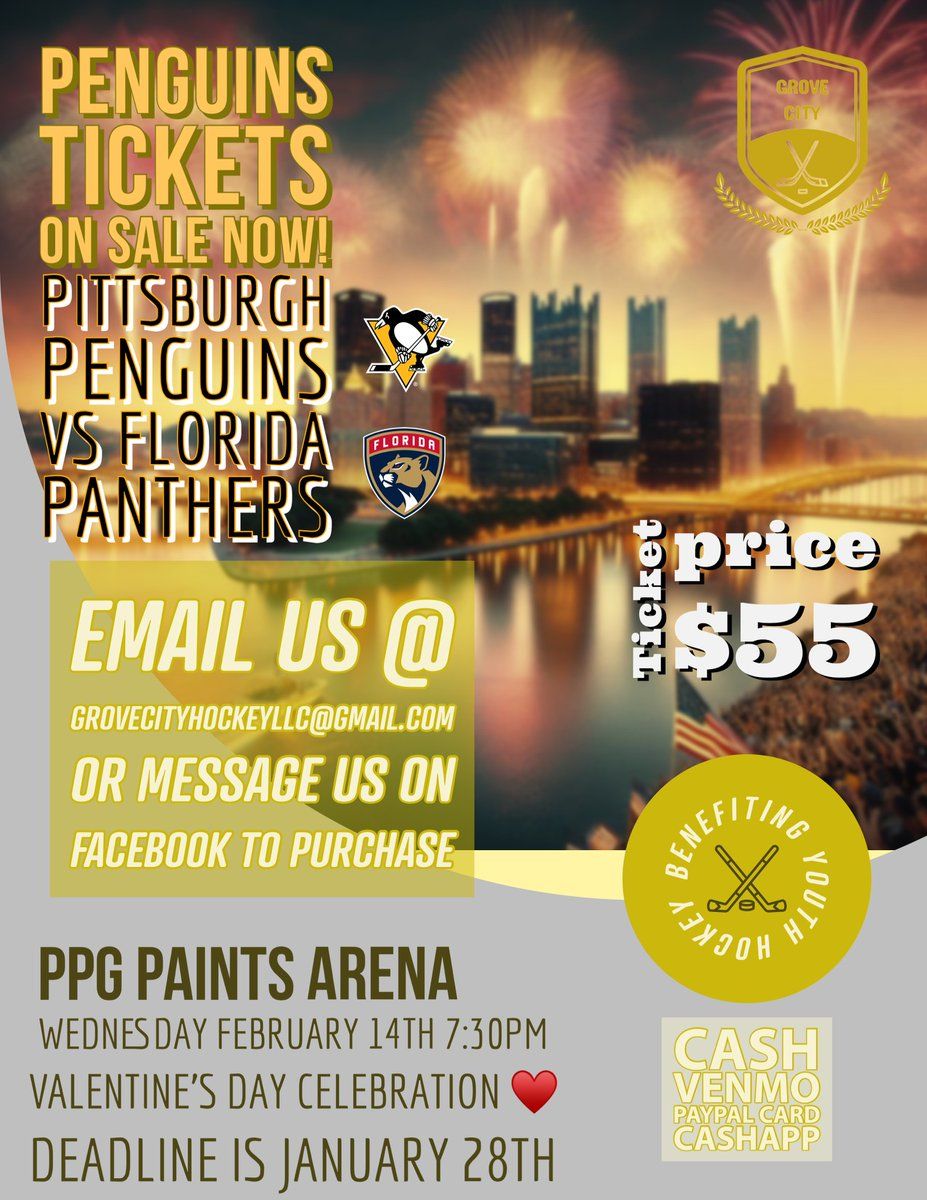 Pittsburgh Penguins at Florida Panthers at Amerant Bank Arena