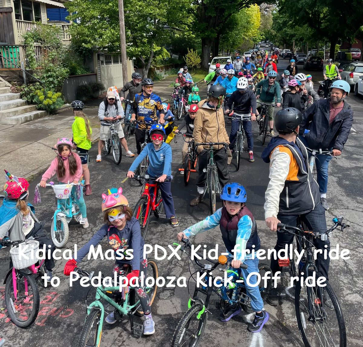 Kid Friendly Bike Ride to Pedalpalooza Kick-Off Ride - Kidical Mass PDX