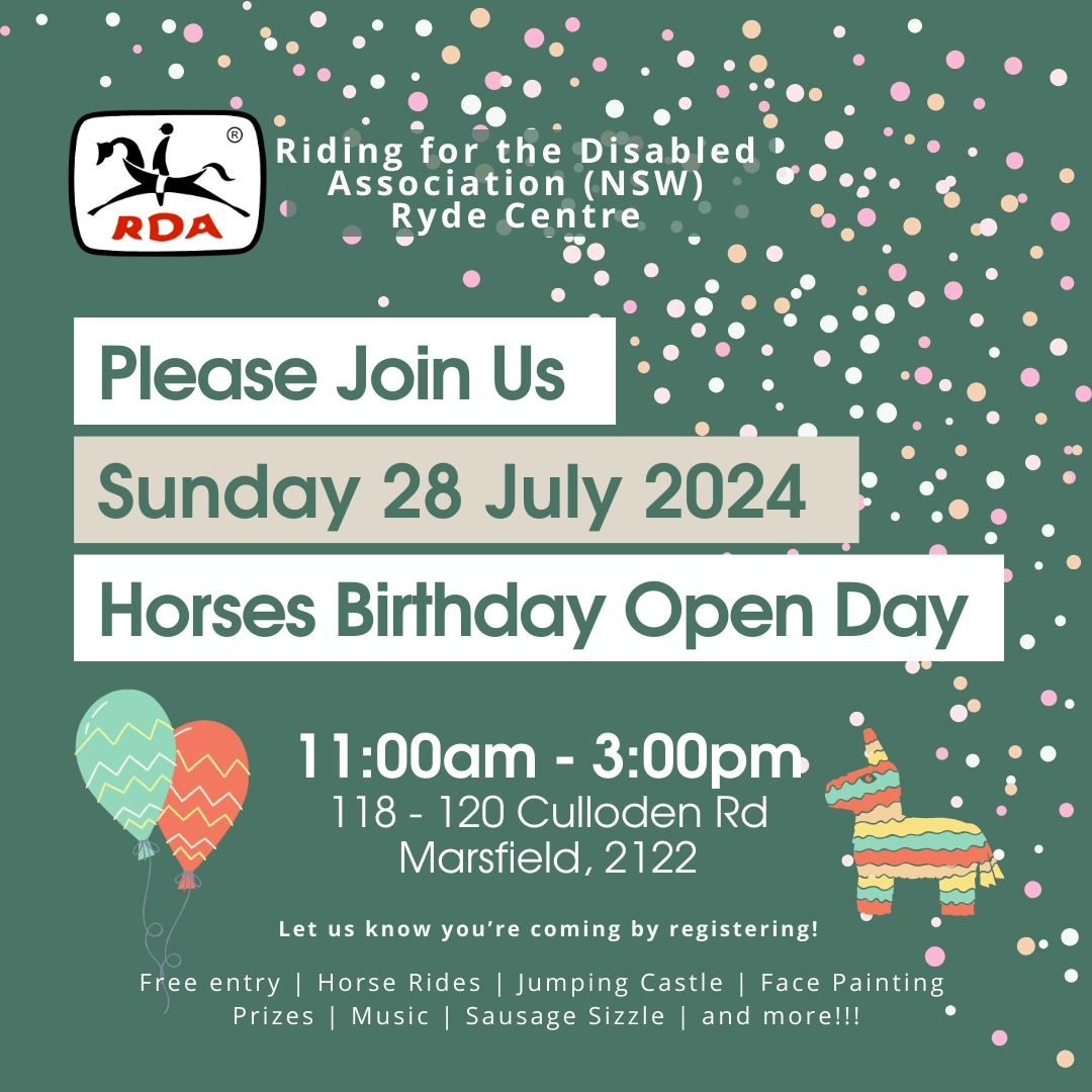 Horses Birthday Open Day