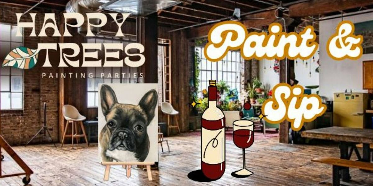 Paint & Sip Art Class- Paint your Pet