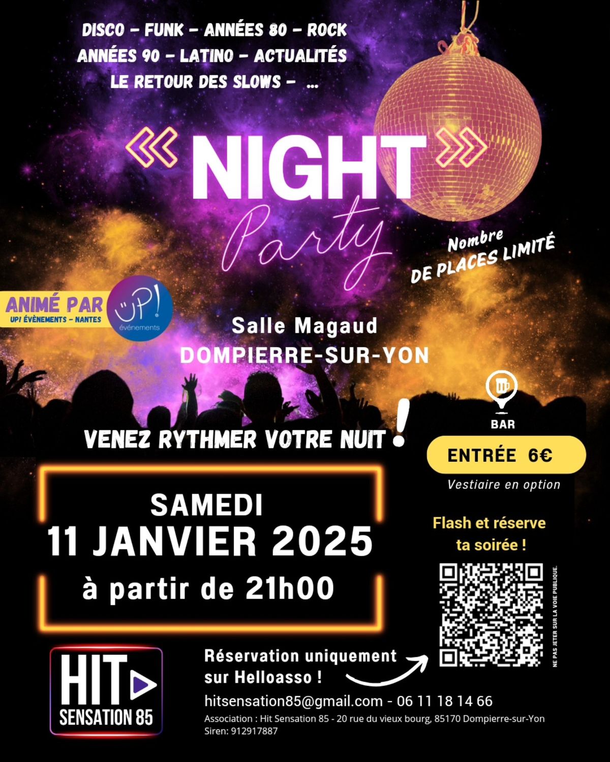 SOIR\u00c9E PARTY NIGHT A DOMPIERRE SUR YON