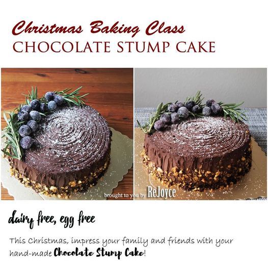 Christmas Baking Class - Chocolate Stump Cake