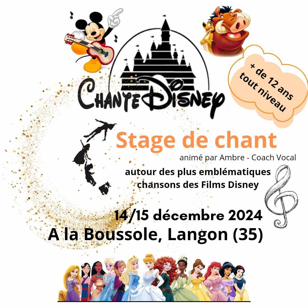 Stage de Chant  DISNEY