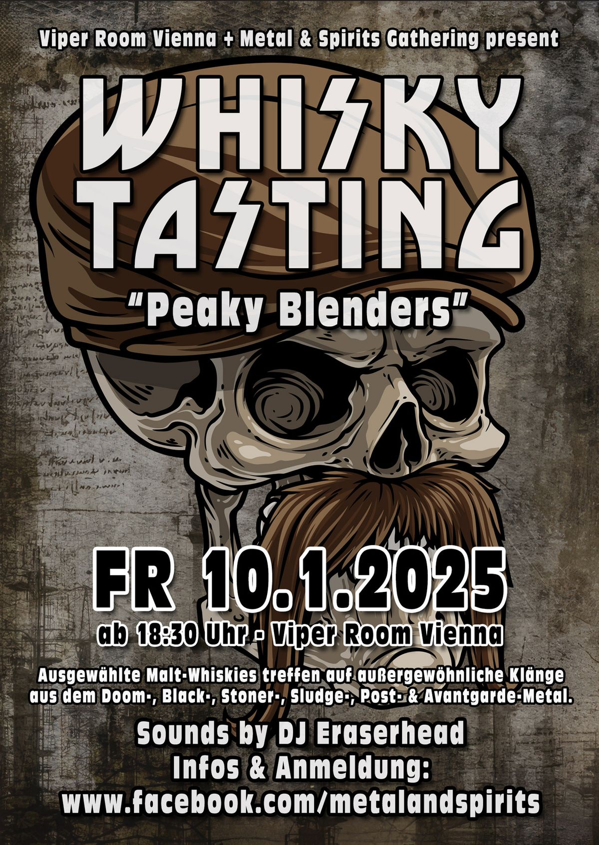 Metal & Spirits Gathering - Whisky Tasting J\u00e4nner 2025 "Peaky Blenders"