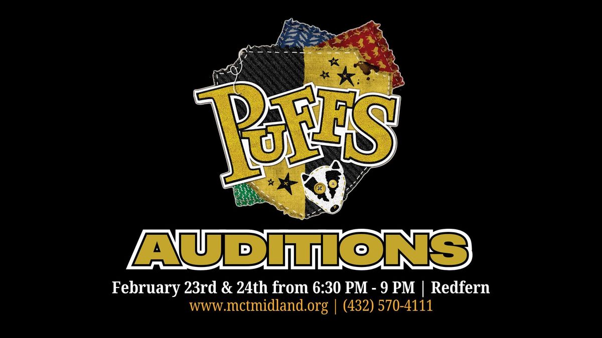 Puffs Auditions at Midland Community Theatre