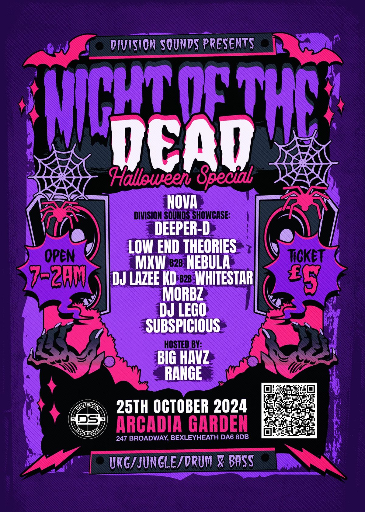 Division Sounds presents -  Night Of The Dead Halloween Special