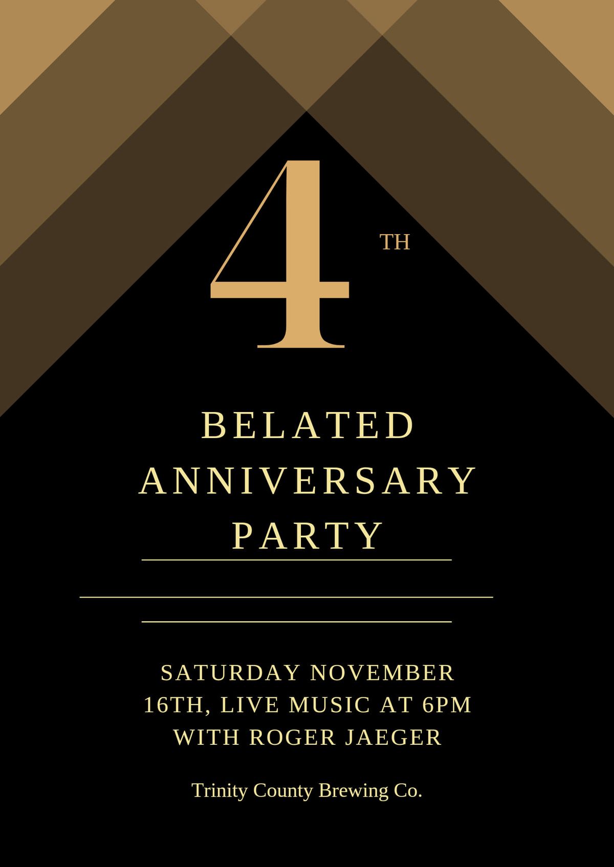 Belated Anniversary Party