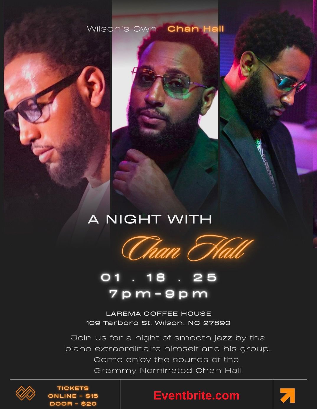 Live Jazz with Grammy Nominated Chan Hall