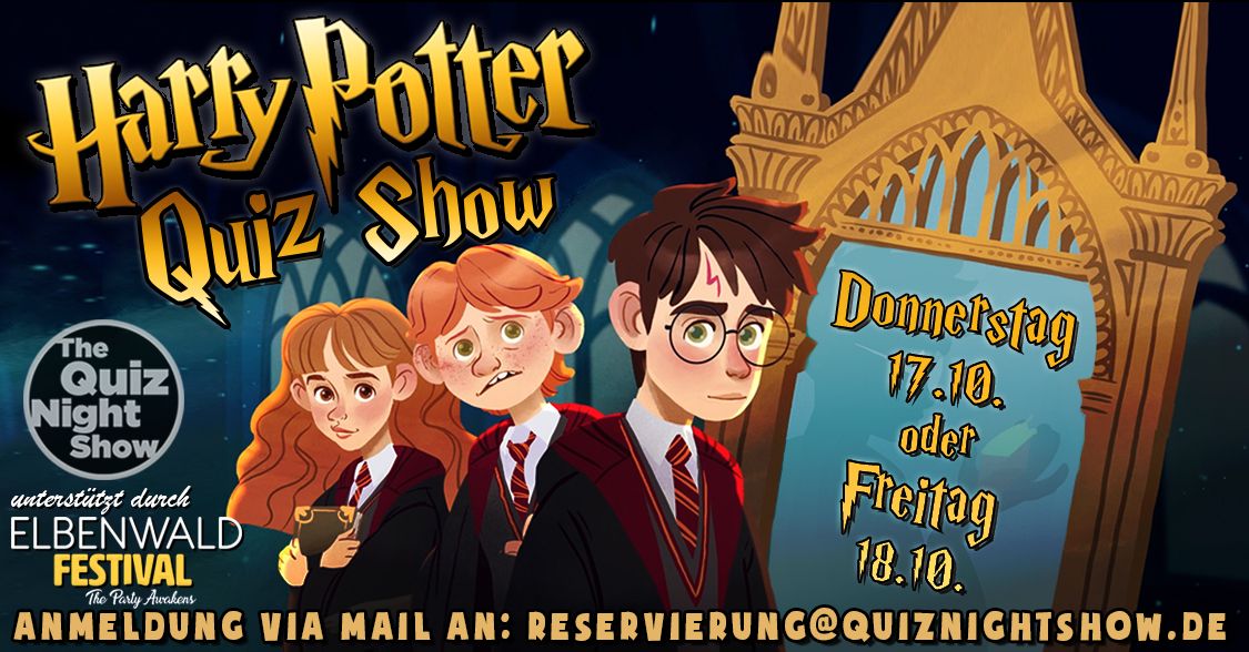 Quiz Night Show #487.2 \/\/ Harry Potter-Spezial (Fr., 18.10.)