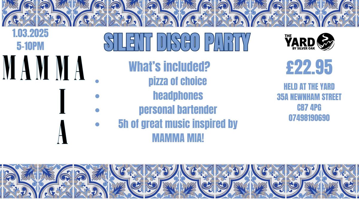 Silent Disco - Mamma Mia inspired 