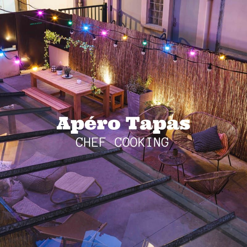 Ap\u00e9ro Tapas du Chef dans un cadre jazzy