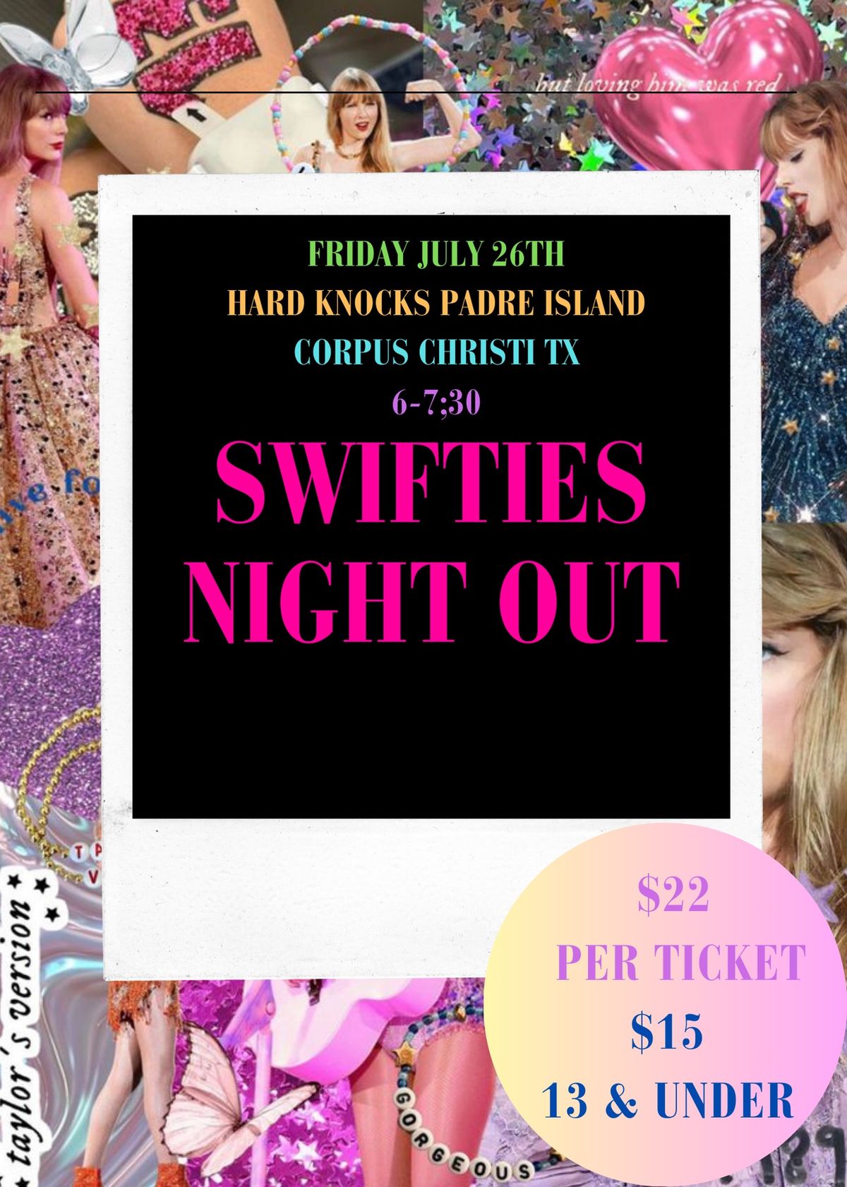 Swifties Night Out | GIRLS NIGHT @ Hard Knocks\/CCTX 