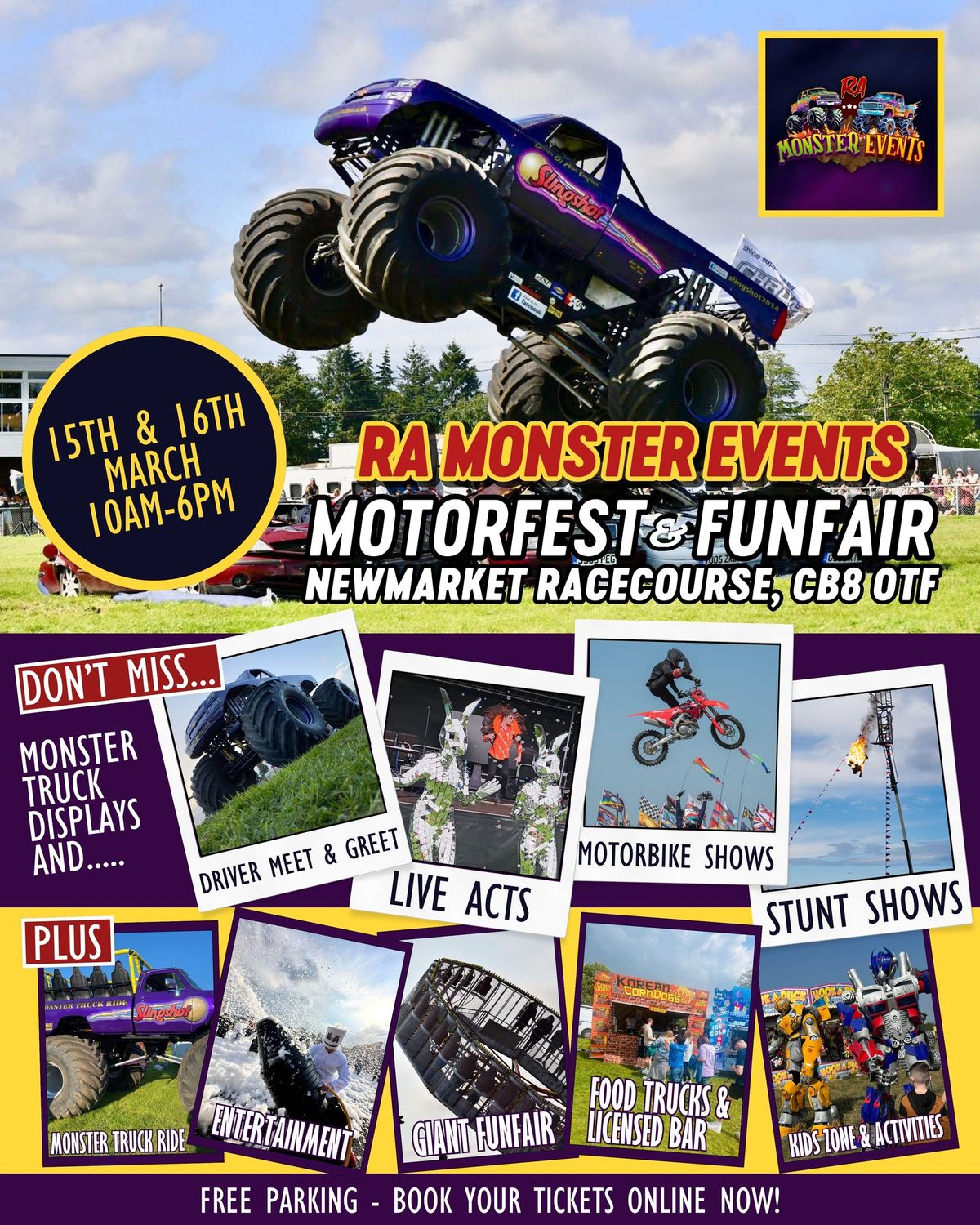 Monster truck Motorfest at Newmarket Racecourse 