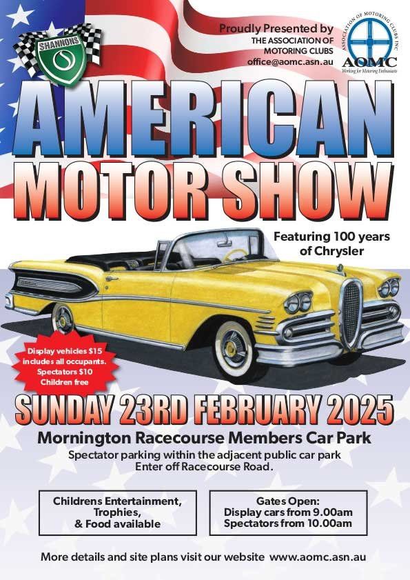 AOMC\/SHANNONS AMERICAN MOTORING SHOW