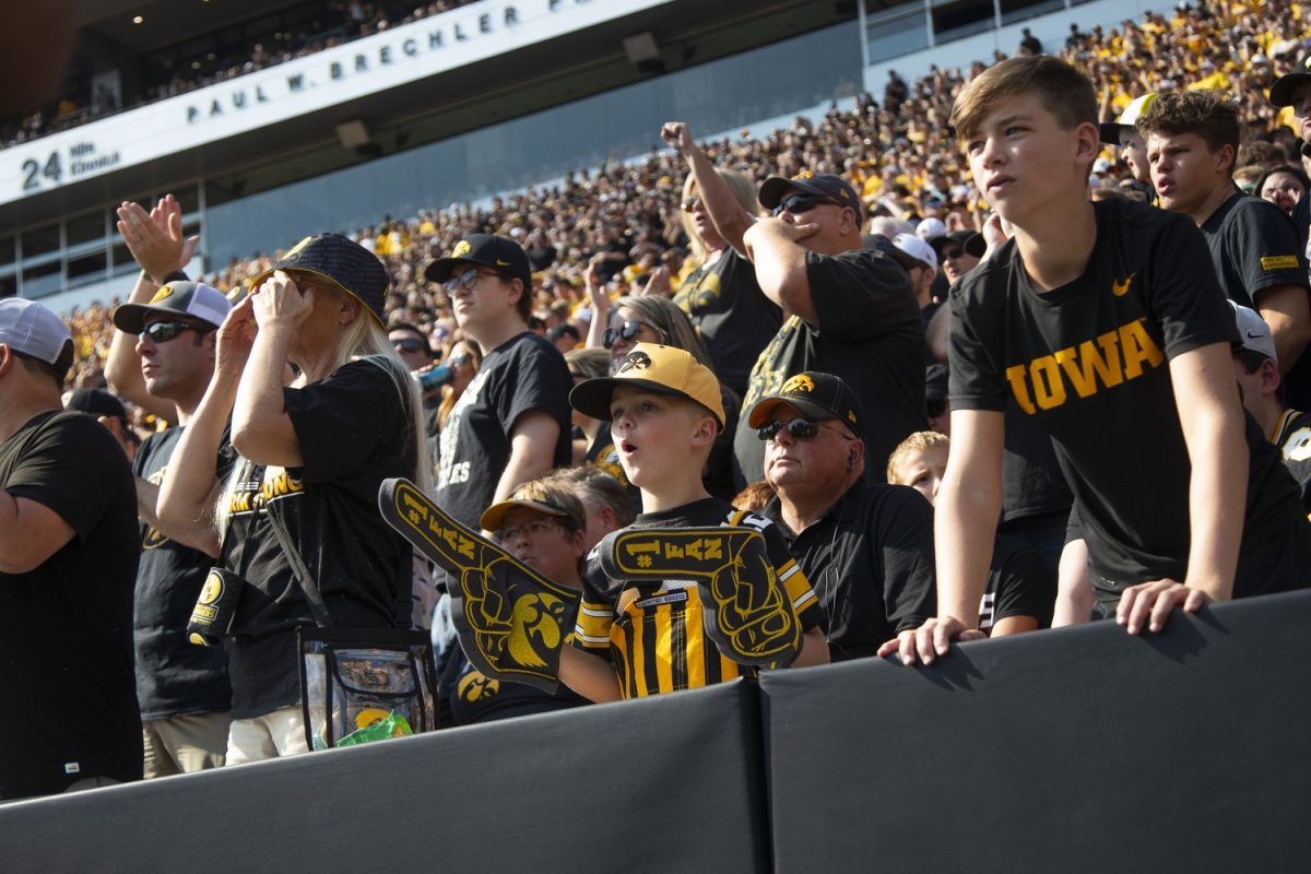 Michigan State Spartans at Iowa Hawkeyes Football at Kinnick Stadium