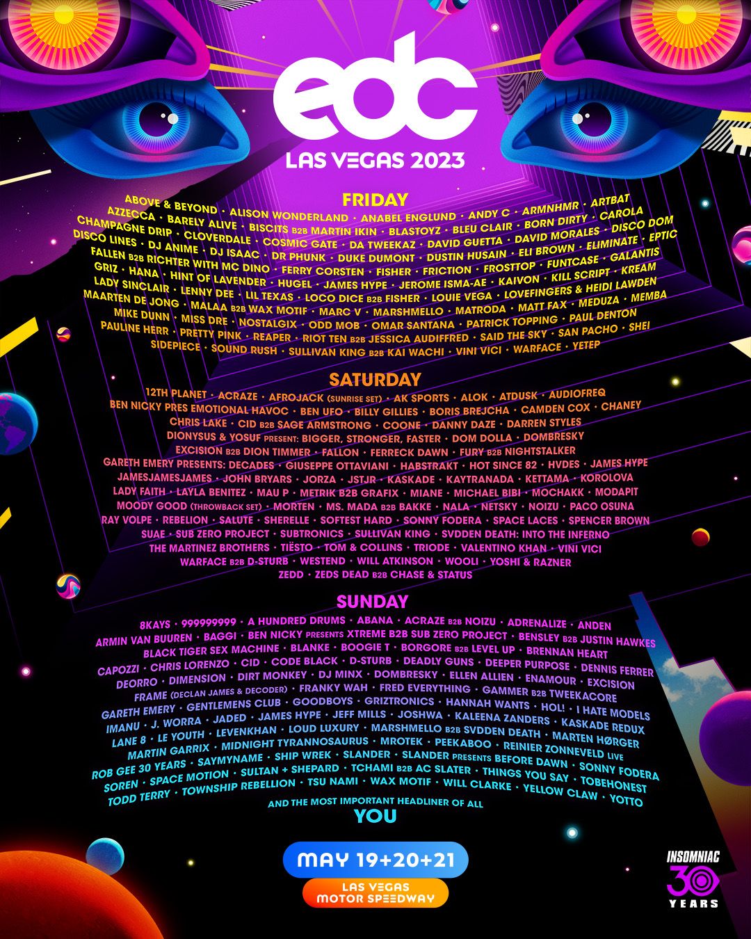 Electric Daisy Carnival - EDC Las Vegas - Sunday