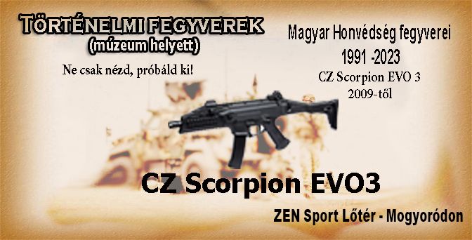 CZ Scorpion EVO3 alapfok\u00fa k\u00e9pz\u00e9s