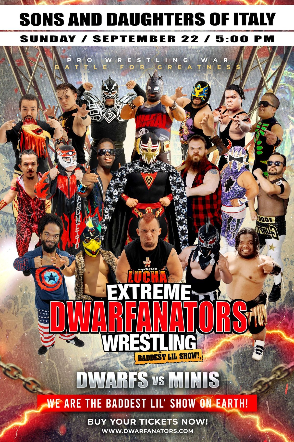 Extreme Dwarfanators Wrestling