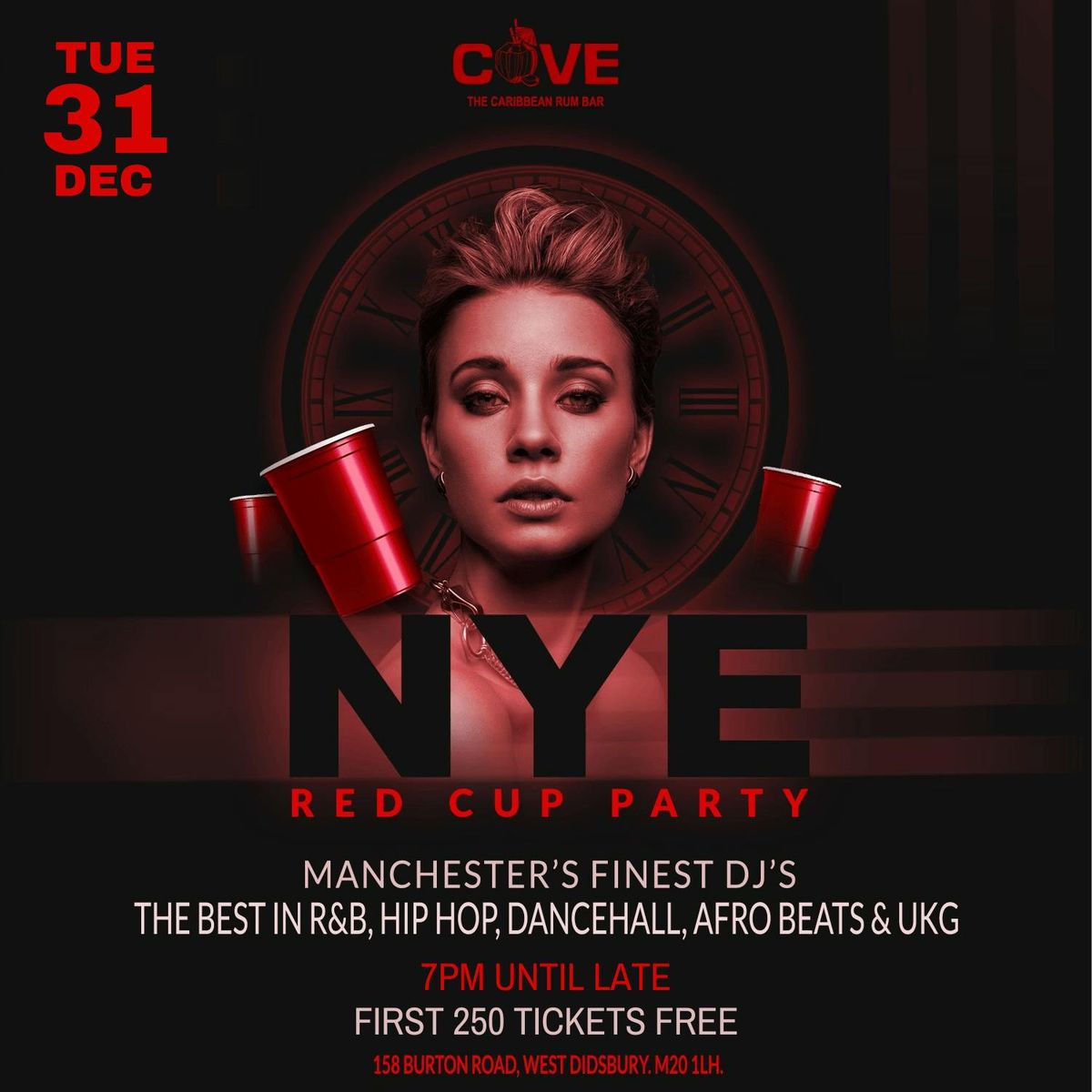 New Year\u2019s Eve Red Cup Party 