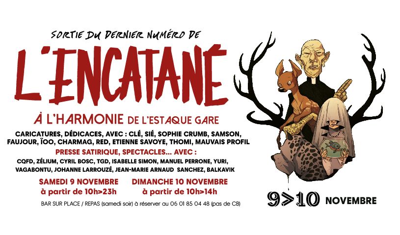 Sortie du dernier num\u00e9ro de L'Encatan\u00e9