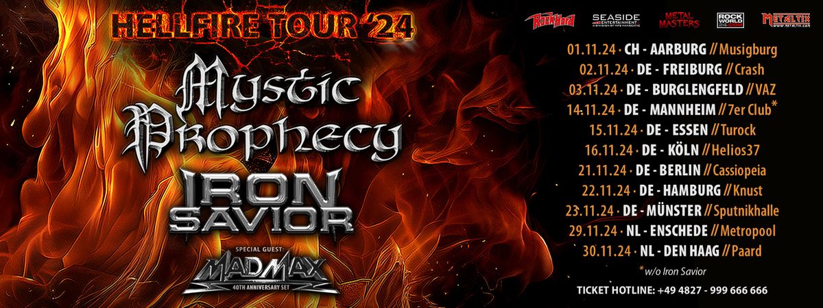 Mystic Prophecy & Iron Savior \/\/ 16.11.2024 \/\/ Helios 37, K\u00f6ln