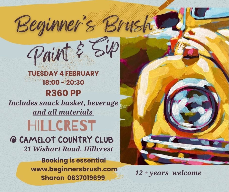 Paint & Sip Class at Camelot Golf Club