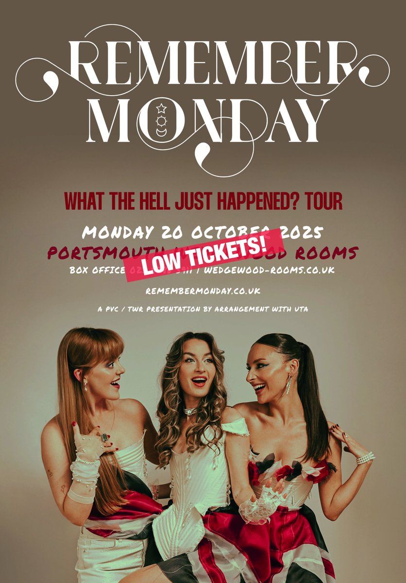 Remember Monday Portsmouth Tickets