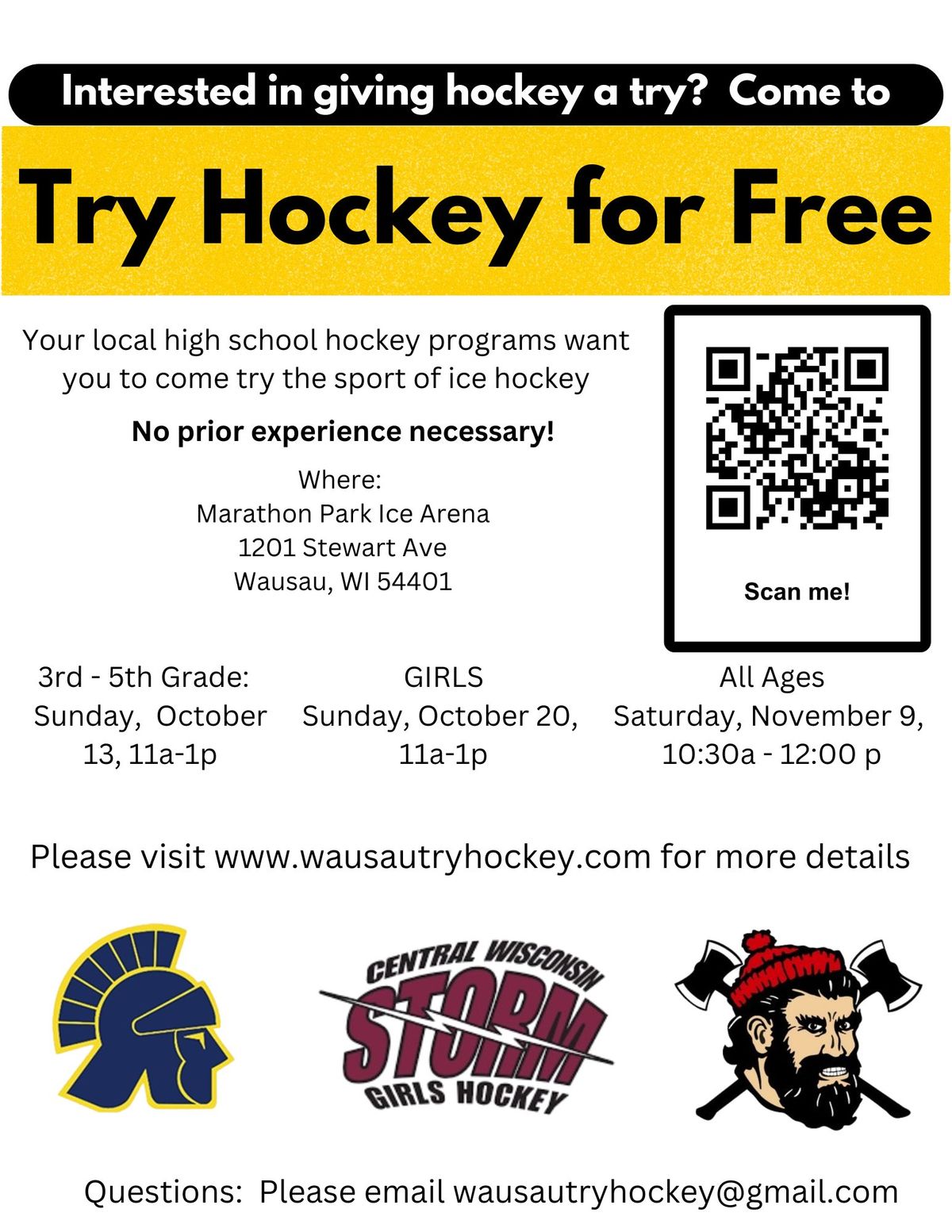 Try Hockey for Free