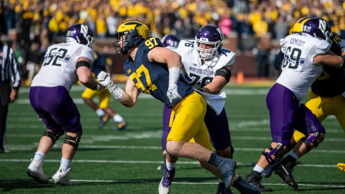 Northwestern Wildcats at Michigan Wolverines Football