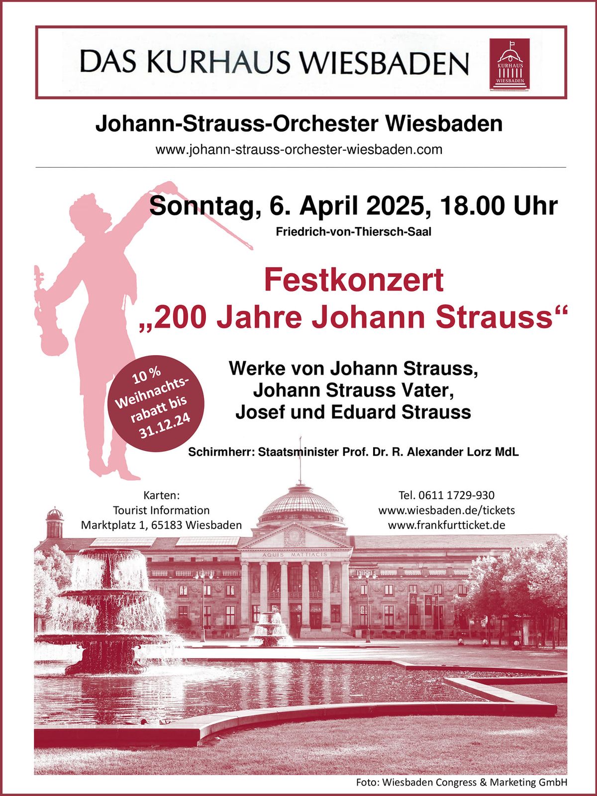 Festkonzert "200 Jahre Johann Strauss"