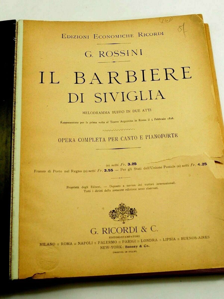 Il Barbiere Di Siviglia - Prescott