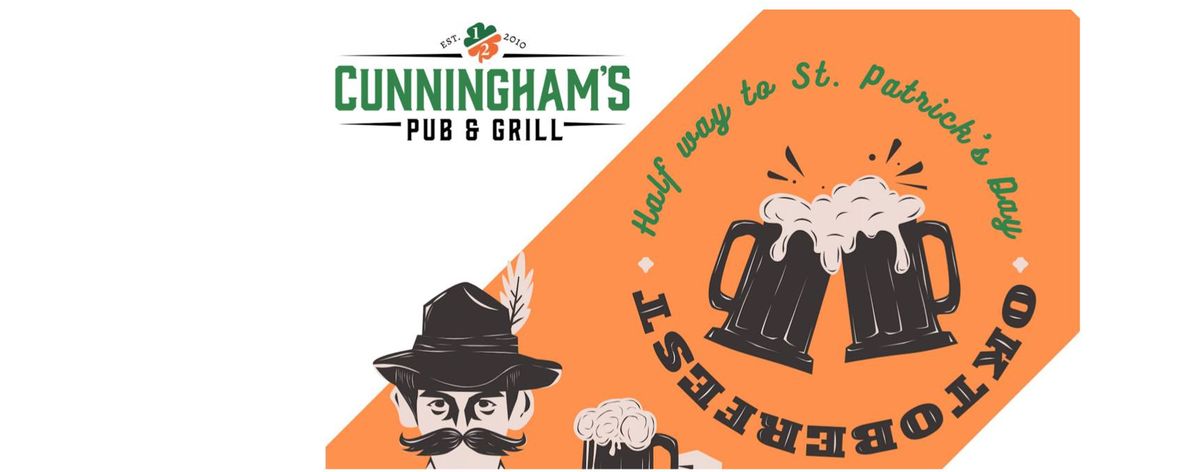 1st Annual Cunningham's Half Way to St. Patrick's Day Oktoberfest