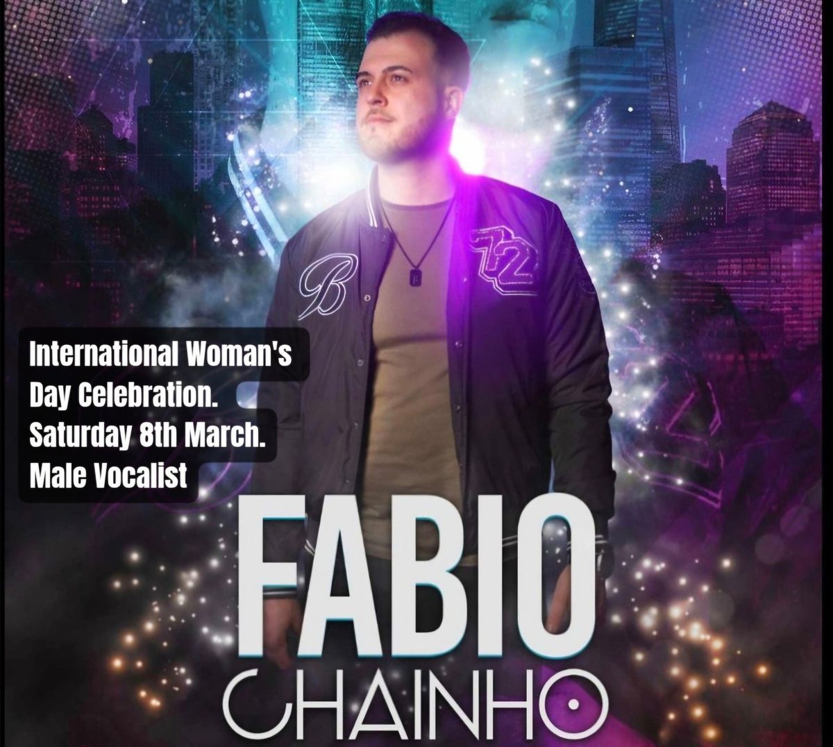 International Woman's Day Celebration with male Vocalist Fabio Chainho