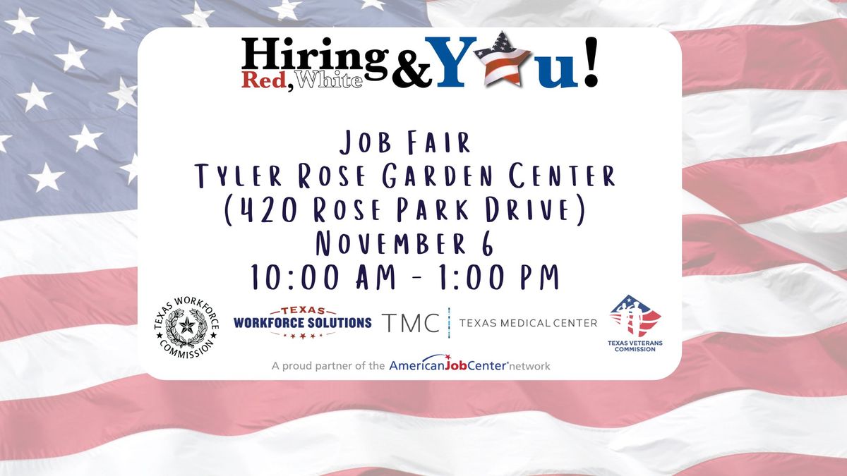 13th Annual Hiring Red, White, & You! Veterans Hiring Event