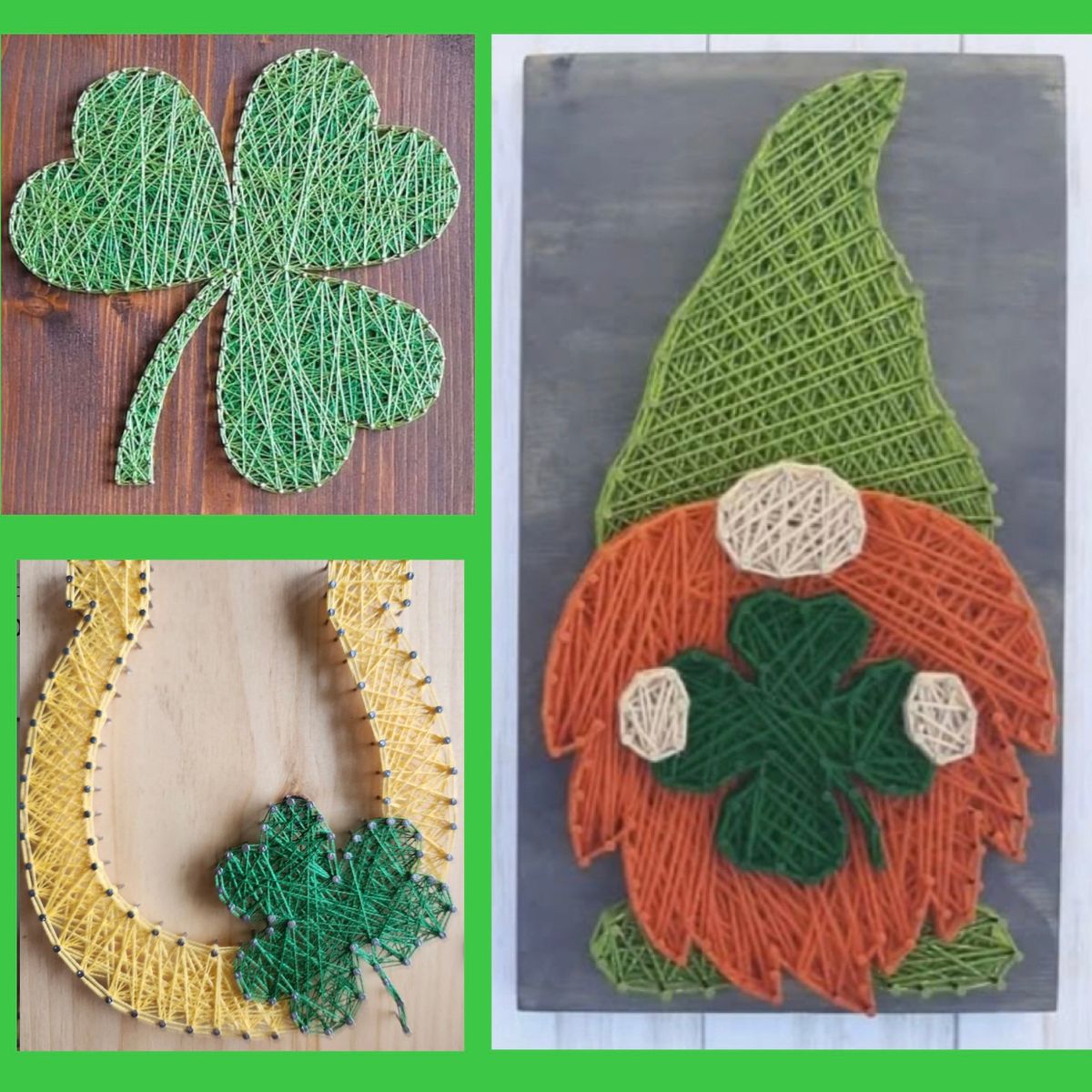 St. Patrick\u2019s Day String Art at Sweetheart Inn